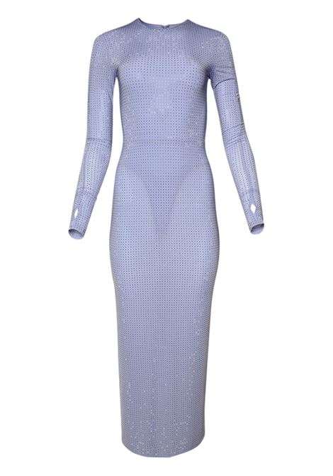 Lilac crystal-jersey dress Alex Perry - women